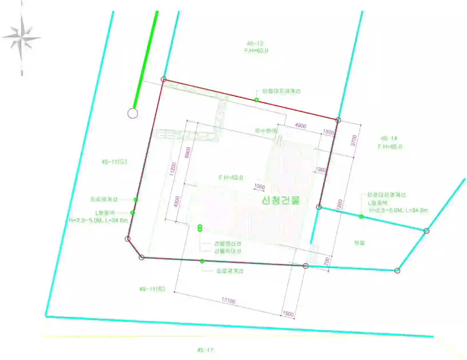 구월리 45-13 배치도 이미지